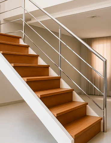 Escada Corrimão de Alumínio